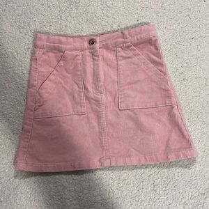 H&M Girls Corduroy Skirt Size 9-10year